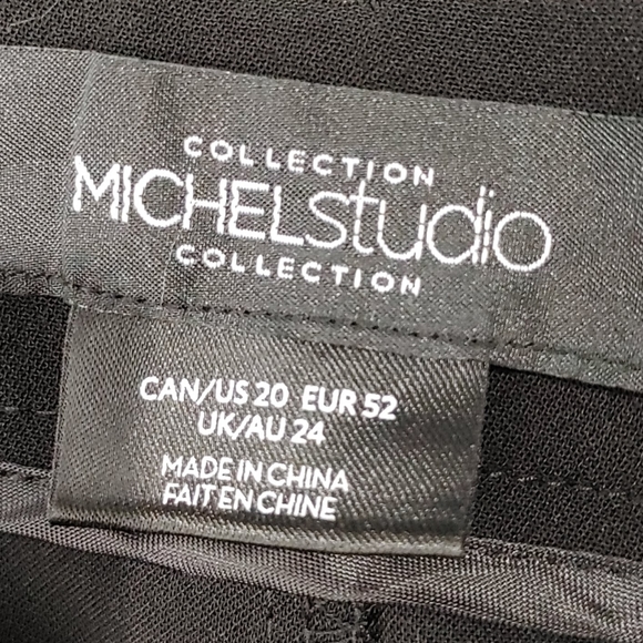Michael Studio Collection Pants Straight Leg Sz 20 - Picture 4 of 6